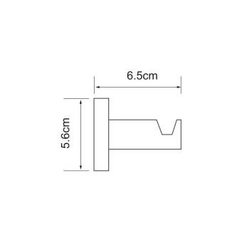 Крючок К-4023 WasserKRAFT #WF_CITY_VIN# картинка