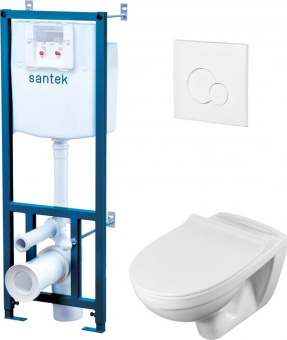 Бореаль (SET) (подвесной унитаз+инсталляция+кнопка бел+сиденье SC)  #WF_CITY_VIN# картинка