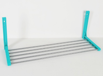 Сушилка настенная складная (СН80/БЗ бирюзовый/серый) #WF_CITY_VIN# картинка