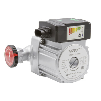 Насос циркуляционный VRT VR.ESC.25-4.180, 5-22Вт, с частотным регулированием, с гайками #WF_CITY_VIN# картинка
