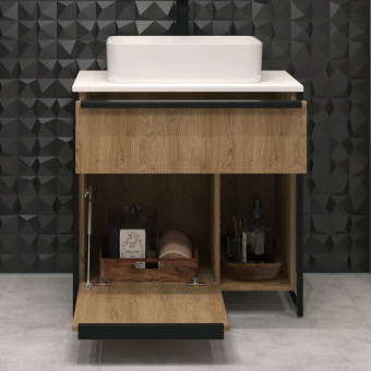 Тумба "Irvin 80" c раковиной Олимпия 560 #WF_CITY_VIN# картинка