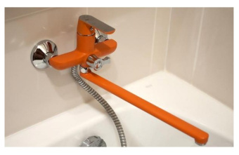Смеситель F2232 для ванны оранж. FRAP #WF_CITY_VIN# картинка