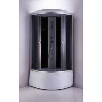 Душевая кабина ДАНА-870B 90*90*210 в.п.(ЧЕРНАЯ) УСИЛЕННАЯ!!! #WF_CITY_VIN# картинка
