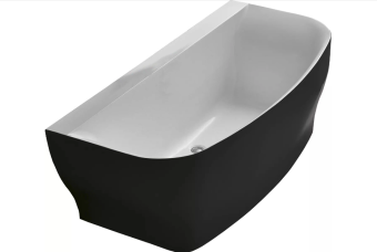 Ванна акриловая BELBAGNO BB74-NERO-W0 1650*780*590  БЕЗ перелива #WF_CITY_VIN# картинка