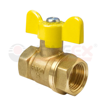 Кран шар 1/2" г/г бабочка ГАЗ #WF_CITY_VIN# картинка