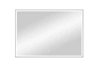Зеркало "Frame" LED 1000*700 BLACK (сенсор) ЗЛП188 #WF_CITY_VIN# картинка