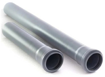 Труба с раструбом 50 0,75 м внутр.(Серая) (75) !!!АКЦИЯ!!! !!!ХИТ ПРОДАЖ!!! #WF_CITY_VIN# картинка