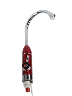 Кран мгновенного нагрева воды КА-036R, цвет красный 3000Вт #WF_CITY_VIN# картинка