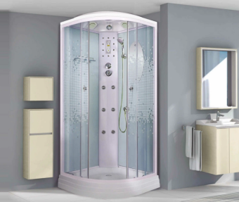 NG 301-01N (Ниагара) душевая кабина 90*90*220 низ.п (стекло МОЗАИКА) #WF_CITY_VIN# картинка