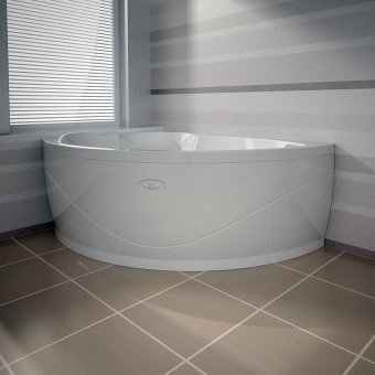 АЛАРИ ванна  168*120 ЛЕВАЯ + каркас+экран #WF_CITY_VIN# картинка