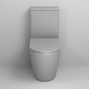 Унитаз GR-4480GLMS Color СВЕТЛО-СЕРЫЙ матовый безободковый #WF_CITY_VIN# картинка