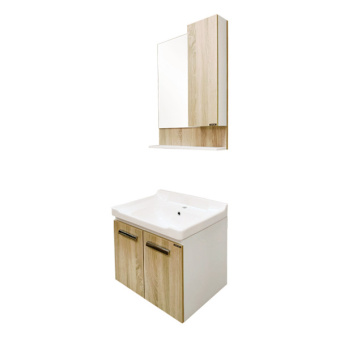 Тумба "Рига 60" подвесная Дуб сонома с раковиной COMFORTY 9335-60 #WF_CITY_VIN# картинка