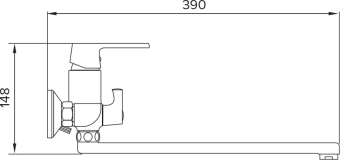 Смеситель 82223 AMUNGEN для ванны #WF_CITY_VIN# картинка