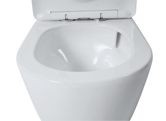 Унитаз-компакт EG311T безободковый ,круг смыв,сиденье тонкое ДП #WF_CITY_VIN# картинка