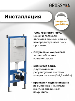 (SET) GROSSMAN 900.K31.01.000+унитаз GR-4411S+кн.смыва Galaxy700.K31.01.100.100 хр глянц #WF_CITY_VIN# картинка