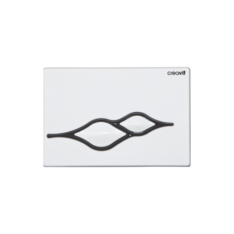 CREAVIT Кнопка д/инсталяции UFO бело-черная глянец GP1001.02 #WF_CITY_VIN# картинка