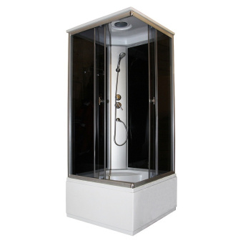 NG 2504-14 (Ниагара) душевая кабина 90*90*215 гл.п (стекло тонир.) #WF_CITY_VIN# картинка