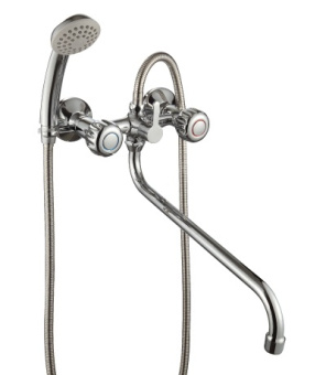 Смеситель К02-84 универ.с круглым излив 350м ROSSINKA #WF_CITY_VIN# картинка