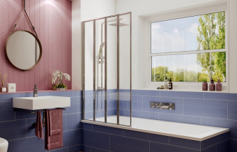 Шторка на ванну Ambassador Bath Screens 16041110L 90*140 #WF_CITY_VIN# картинка
