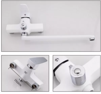 Смеситель д/ванны R22301 белый #WF_CITY_VIN# картинка