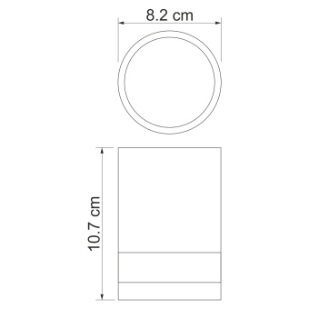 Стакан д/зубных щеток К-4328 WasserKRAFT #WF_CITY_VIN# картинка