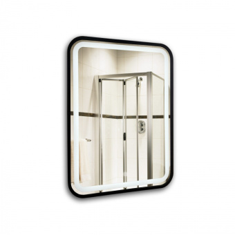 Зеркало MIXLINE "Мальта-лофт" 600*800 сенсор. выключатель, пластиковая рама #WF_CITY_VIN# картинка