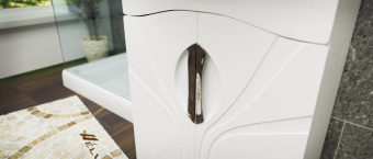 Тумба "BELVENTO FLY 55" с раковиной Антик 55 #WF_CITY_VIN# картинка