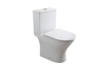 Унитаз-компакт EG302 безободковый + сиденье тонкое ДП #WF_CITY_VIN# картинка
