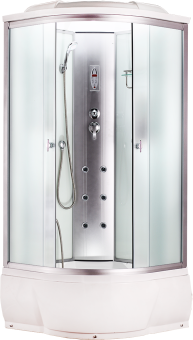 AQUACUBIC 3302А 90*90*220 гл.п. fabric white #WF_CITY_VIN# картинка