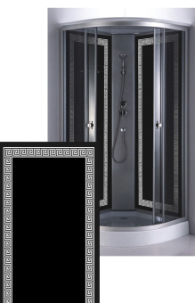 Душевая кабина ДАНА-711W "ГРЕЦИЯ" 90*90*215 н.п. #WF_CITY_VIN# картинка