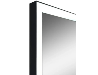 Зеркало "Frame" LED 1000*700 BLACK (сенсор) ЗЛП188 #WF_CITY_VIN# картинка