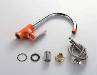 Смеситель F4032 д/кухни оранж. FRAP #WF_CITY_VIN# картинка