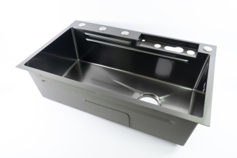 Мойка Fmark FSC002Q многофункциональная 750*460*220 нерж.сталь Графит #WF_CITY_VIN# картинка