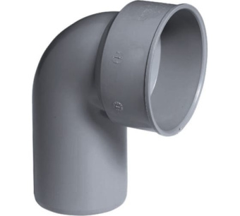 Отвод сифонный ВК ПП 50/50*90, серый,G #WF_CITY_VIN# картинка