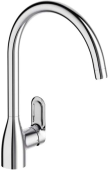 E99477-CP смеситель для кухни KUMIN, однорыч., поворотный излив (хром) #WF_CITY_VIN# картинка