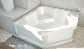 ЛИРА ванна акрил. ГМ + фр.экран Aquatek #WF_CITY_VIN# картинка