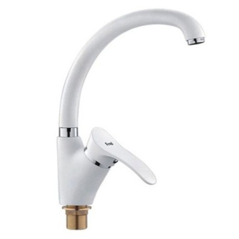 Смеситель F4101-12 д/кухни FRAP (белый) #WF_CITY_VIN# картинка