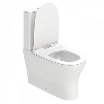 Унитаз компакт VT10804H Rietti напольный безободковый + сиденье микролифт (Vinchi) #WF_CITY_VIN# картинка