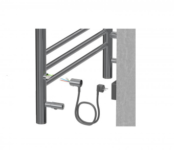 Полотенцесушитель AQUATEK  Поларис П7 500*700 электрический (quick touch) #WF_CITY_VIN# картинка