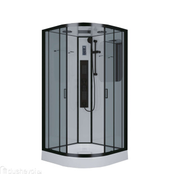 NG 6901-01G BLACK  (Ниагара) душевая кабина 90*90*210 н.п (тонированное) #WF_CITY_VIN# картинка