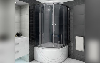 Душевой уголок Licata 90*90 гл.п. хром #WF_CITY_VIN# картинка