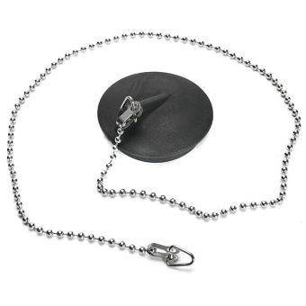 Заглушка для ванны силиконовая с цепочкой (513183) #WF_CITY_VIN# картинка