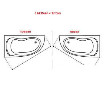 Акриловая ванна Николь 160*100 Правая + Каркас усиленный Николь + Экран Николь 160 #WF_CITY_VIN# картинка
