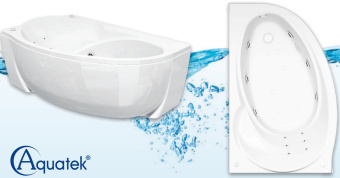 БЕТТА 150 ванна правая + ГМ ПН с фр.экр. Aquatek #WF_CITY_VIN# картинка