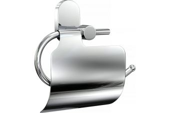 Держатель д/туал. бумаги с крышкой "BRASS" BR015 #WF_CITY_VIN# картинка