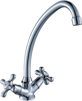 Смеситель Н02-71 д/кухни поворот.изливом 260 мм ROSSINKA #WF_CITY_VIN# картинка