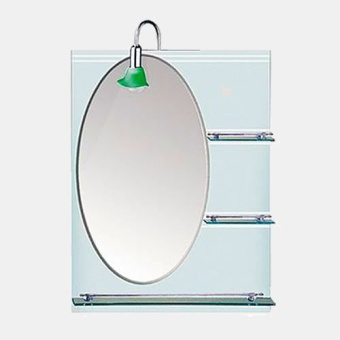 F607 зеркало (серебро) 80*60 #WF_CITY_VIN# картинка