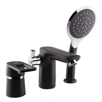 Смеситель Potato Р1130-6 д/ванны черный #WF_CITY_VIN# картинка