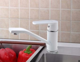 Смеситель F4531 для кухни белый FRAP #WF_CITY_VIN# картинка