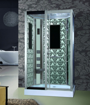 NG 7711WL (Ниагара) душевая кабина 90*120*215 н.п. (стенки белые) #WF_CITY_VIN# картинка